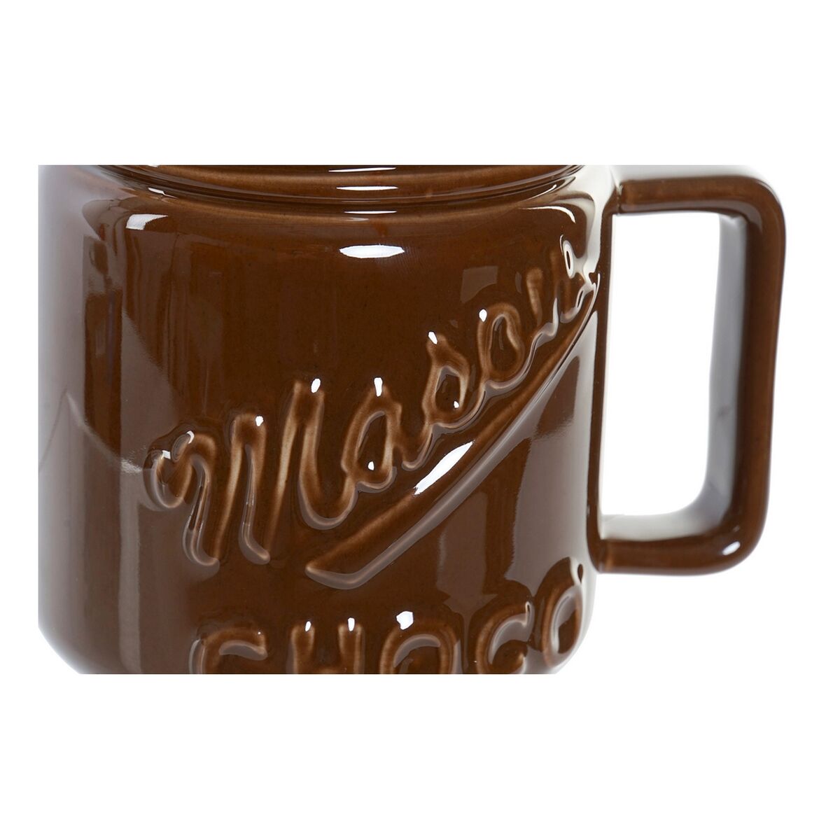 Chokladfondue DKD Home Decor 8424001655052 Brun Rostfritt stål Porslin Stål - 12