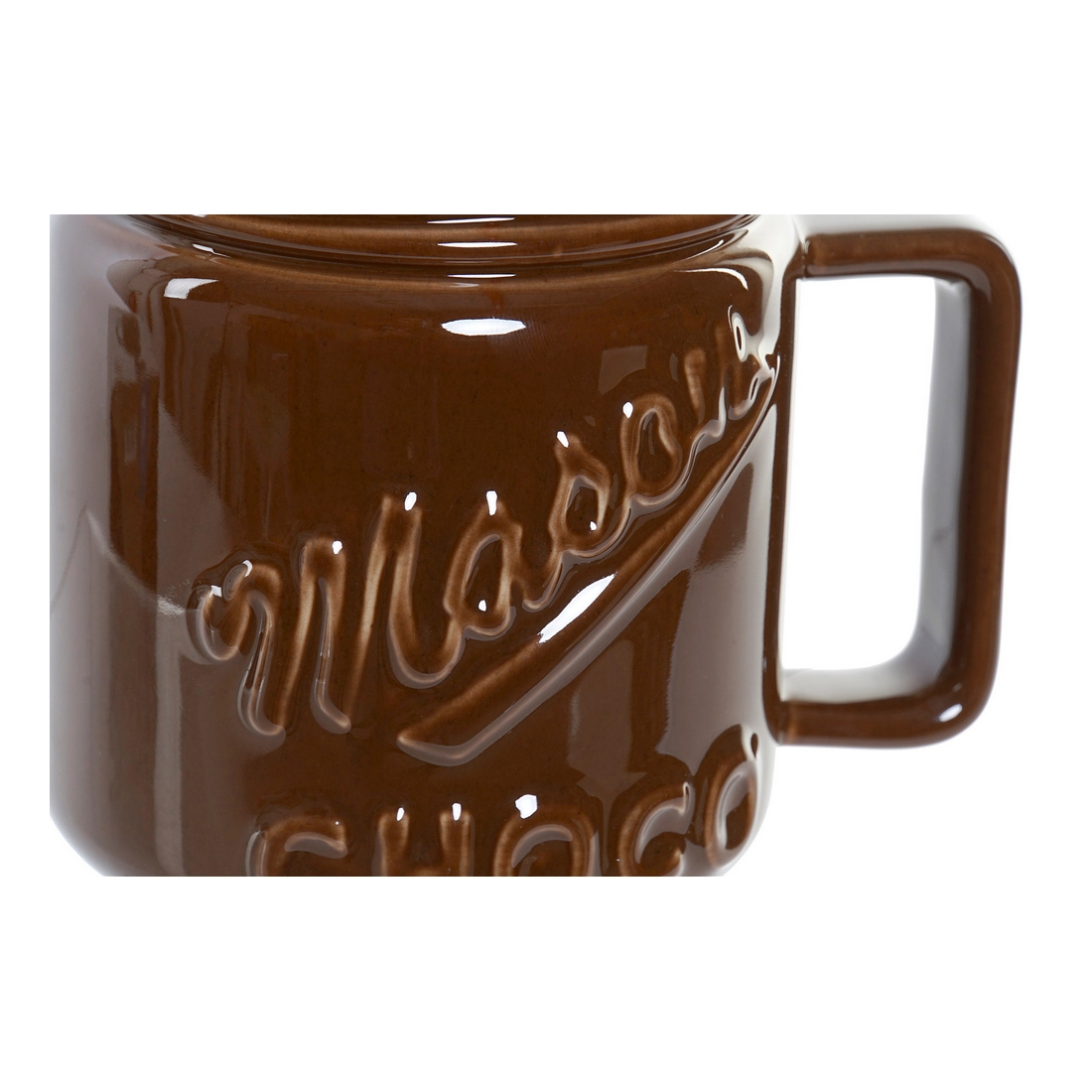 Chokladfondue DKD Home Decor 8424001655052 Brun Rostfritt stål Porslin Stål - 4
