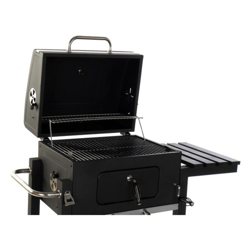 Kolgrill med lock och hjul DKD Home Decor Stål (140 x 60 x 108 cm) - 8