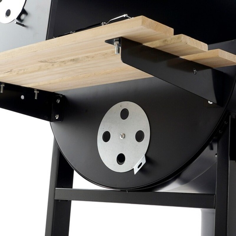 Kolgrill med lock och hjul DKD Home Decor RC-177307 108 x 71 x 103 cm Trä Stål - 7