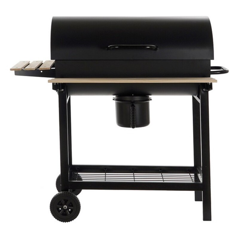 Kolgrill med lock och hjul DKD Home Decor RC-177307 108 x 71 x 103 cm Trä Stål - 4