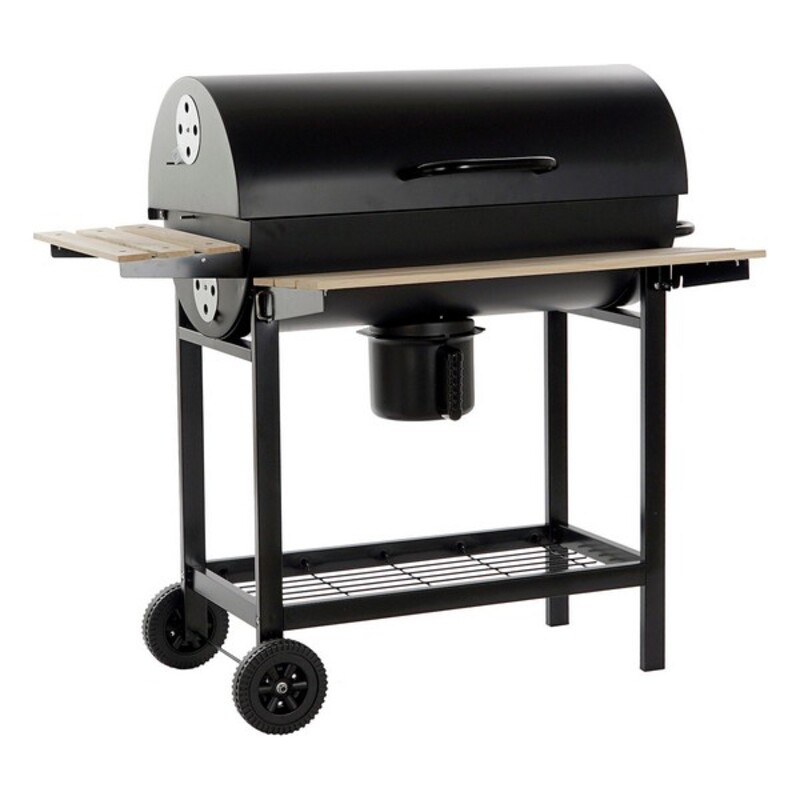 Kolgrill med lock och hjul DKD Home Decor RC-177307 108 x 71 x 103 cm Trä Stål - 5