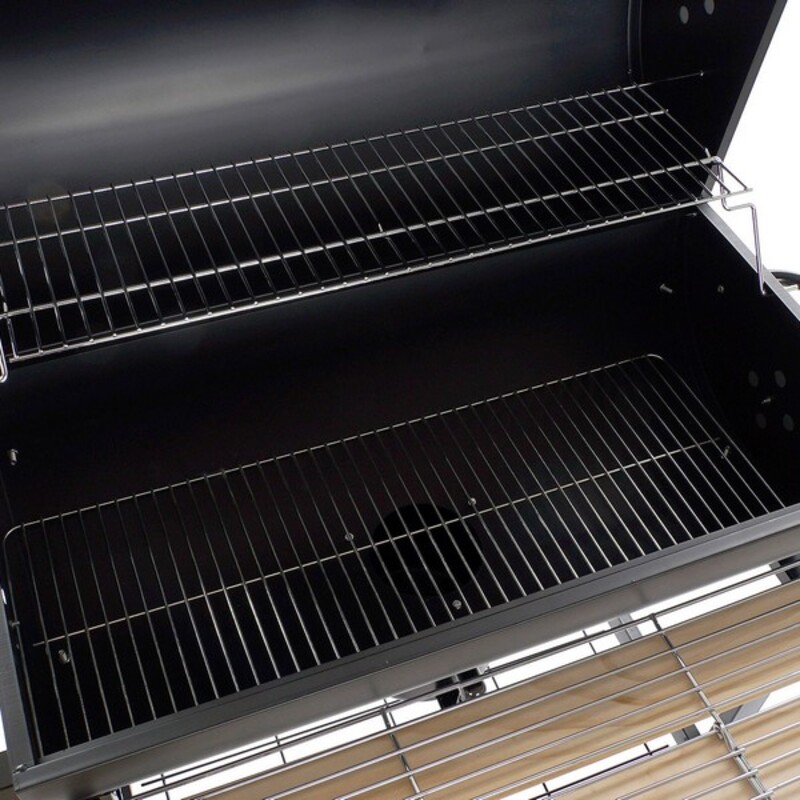 Kolgrill med lock och hjul DKD Home Decor RC-177307 108 x 71 x 103 cm Trä Stål - 8