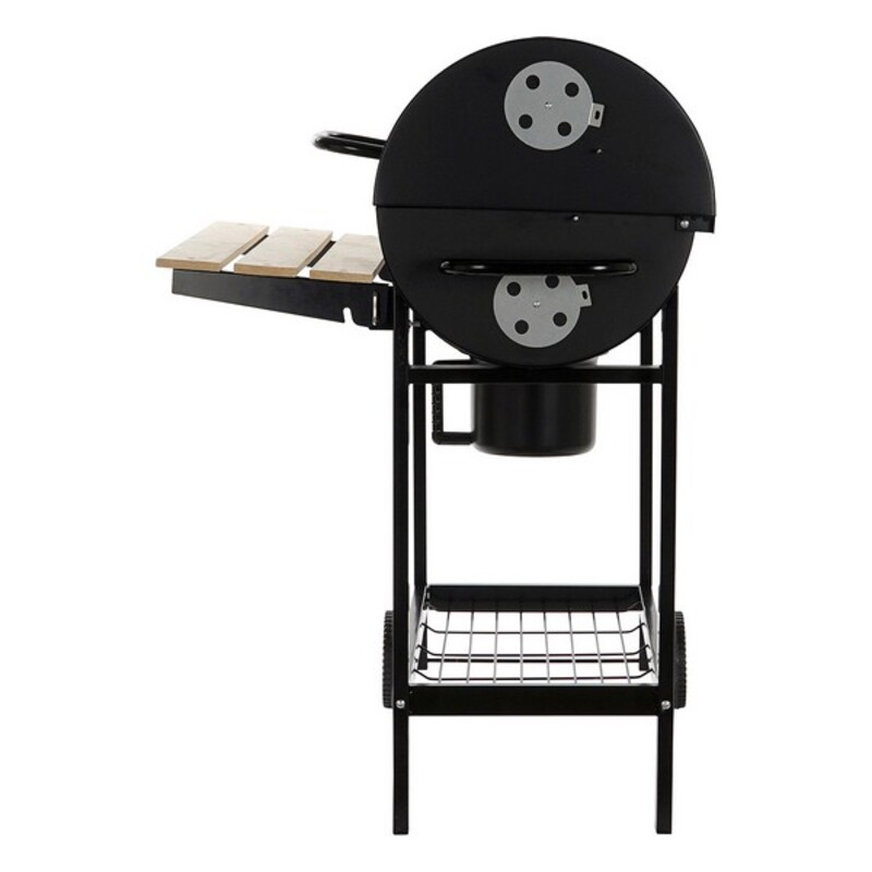 Kolgrill med lock och hjul DKD Home Decor RC-177307 108 x 71 x 103 cm Trä Stål - 2