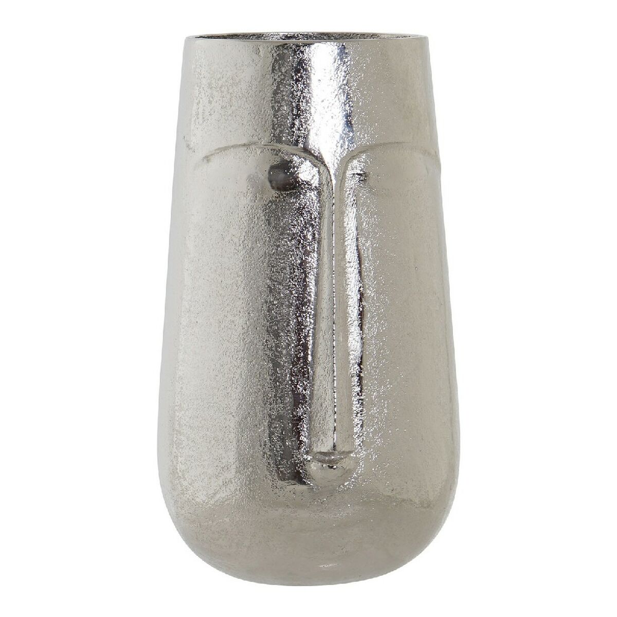 Vas DKD Home Decor Ansikte Silvrig Aluminium Modern 16 x 16 x 28 cm - 4