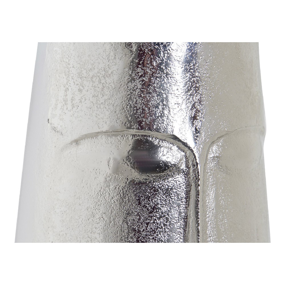 Vas DKD Home Decor Ansikte Silvrig Aluminium Modern 16 x 16 x 28 cm - 3