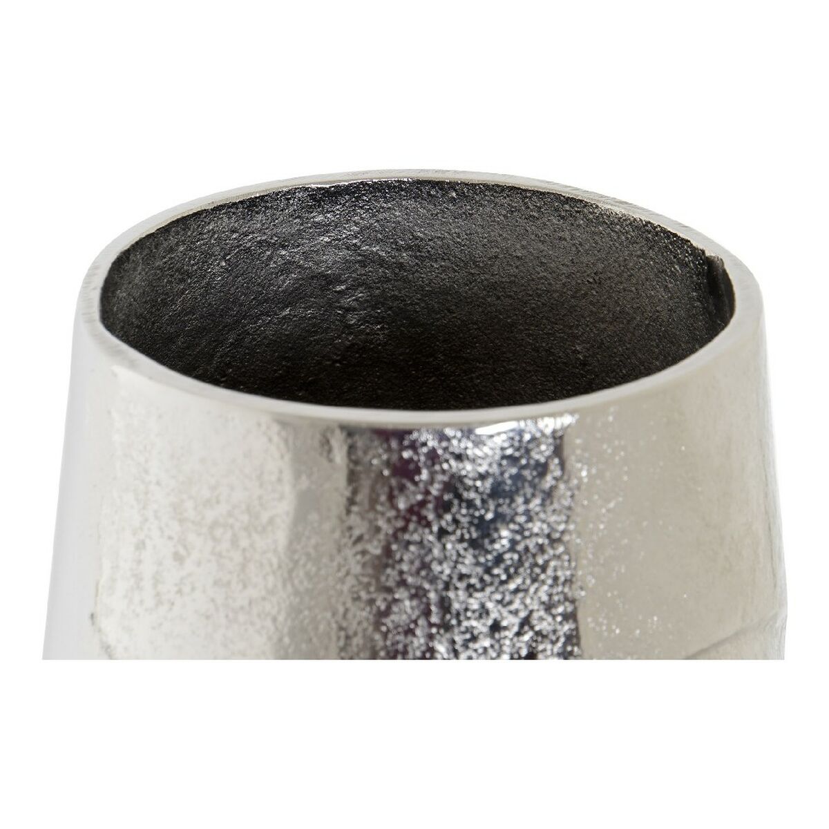 Vas DKD Home Decor Ansikte Silvrig Aluminium Modern 16 x 16 x 28 cm - 5