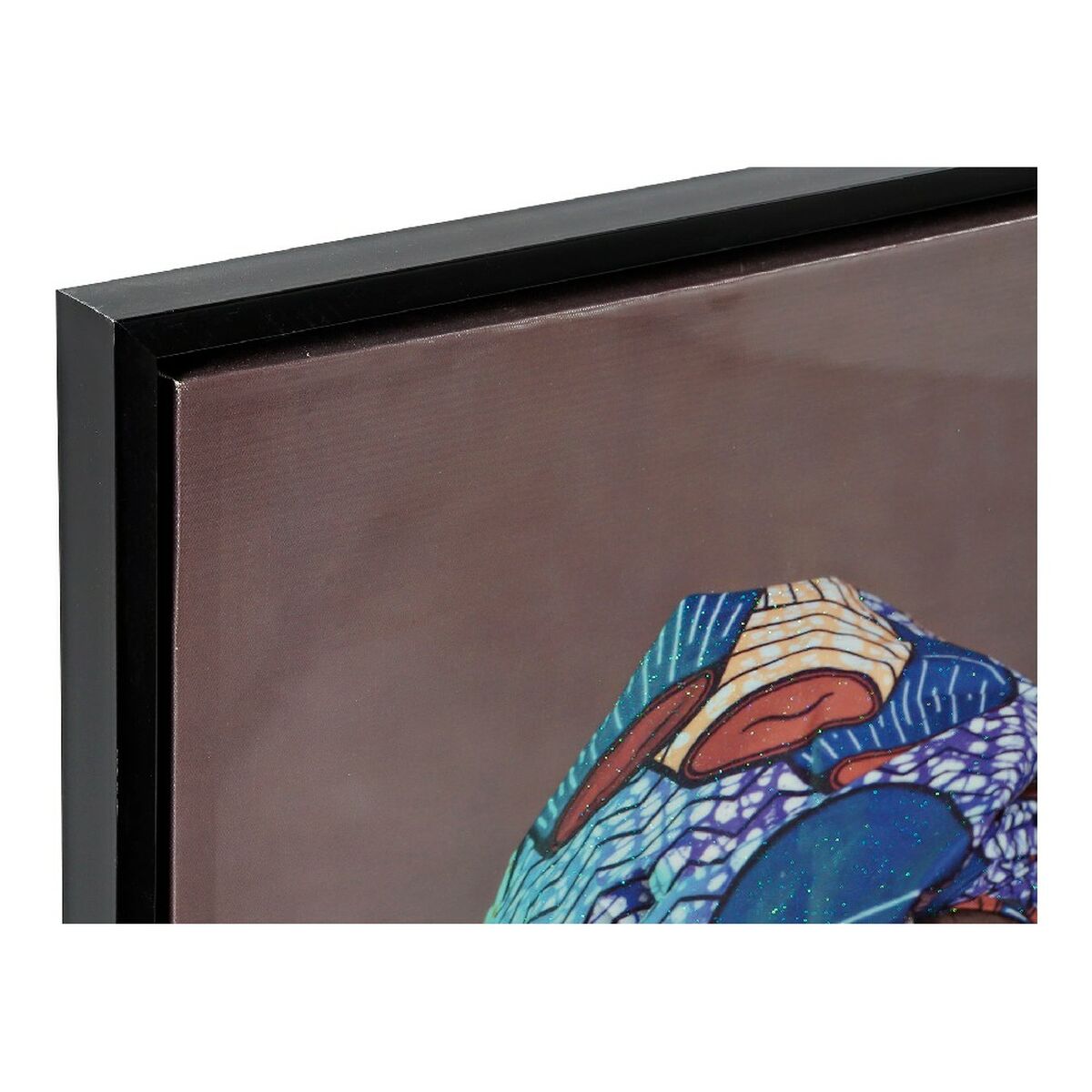 Tavla DKD Home Decor African Art 65 x 3,5 x 90 cm Kolonial Afrikanska Lackad (2 antal) - 9