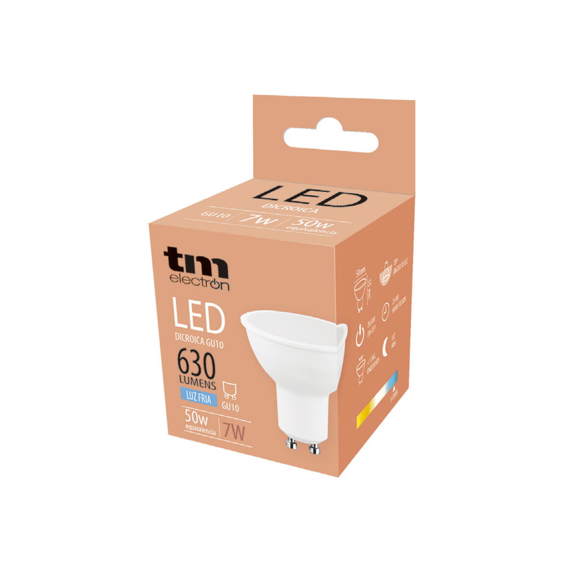 LED-lampa TM Electron GU10 (5000 K) - 2