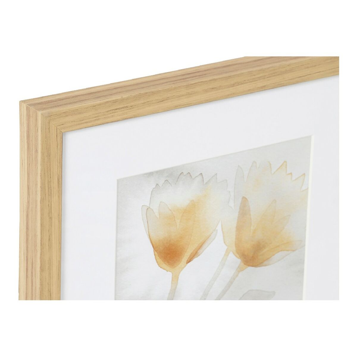 Tavla DKD Home Decor Drawed Leaf 33 x 3 x 38 cm Traditionell Löv av en växt (2 antal) - 6