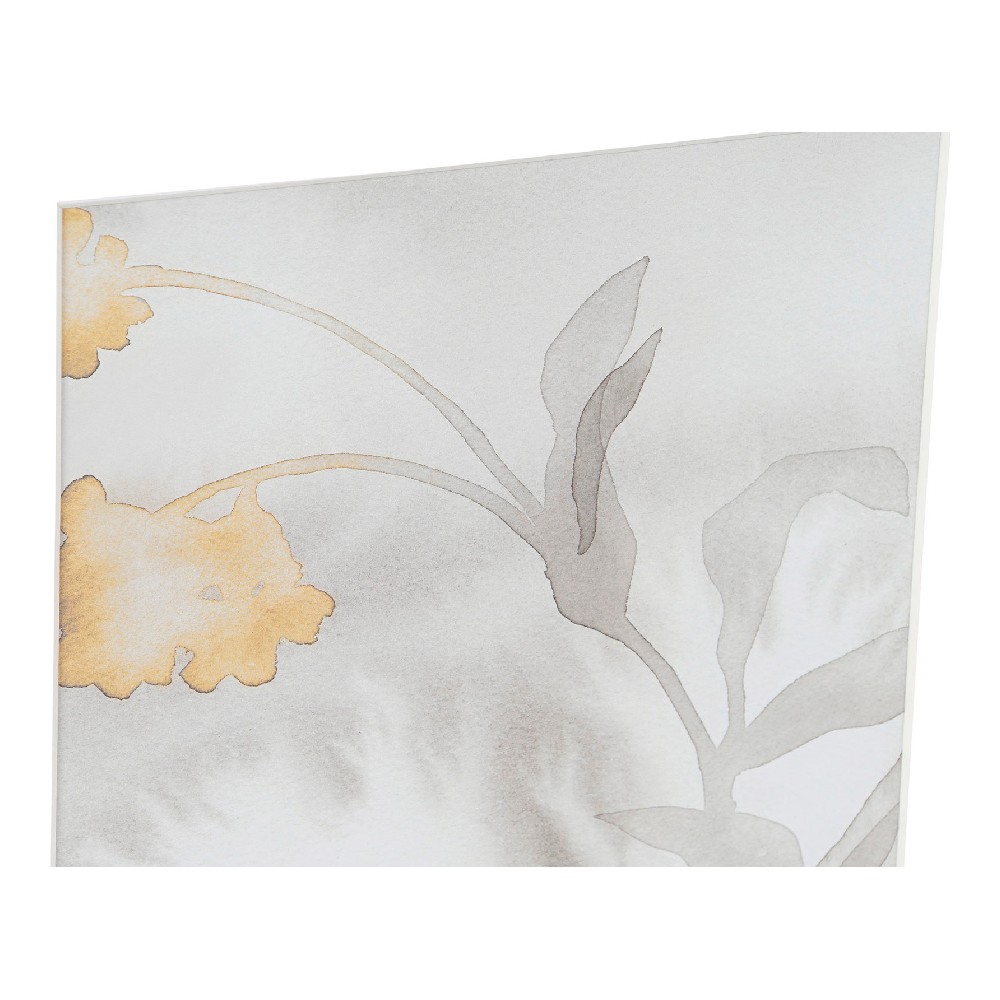 Tavla DKD Home Decor Drawed Leaf 33 x 3 x 38 cm Traditionell Löv av en växt (2 antal) - 2
