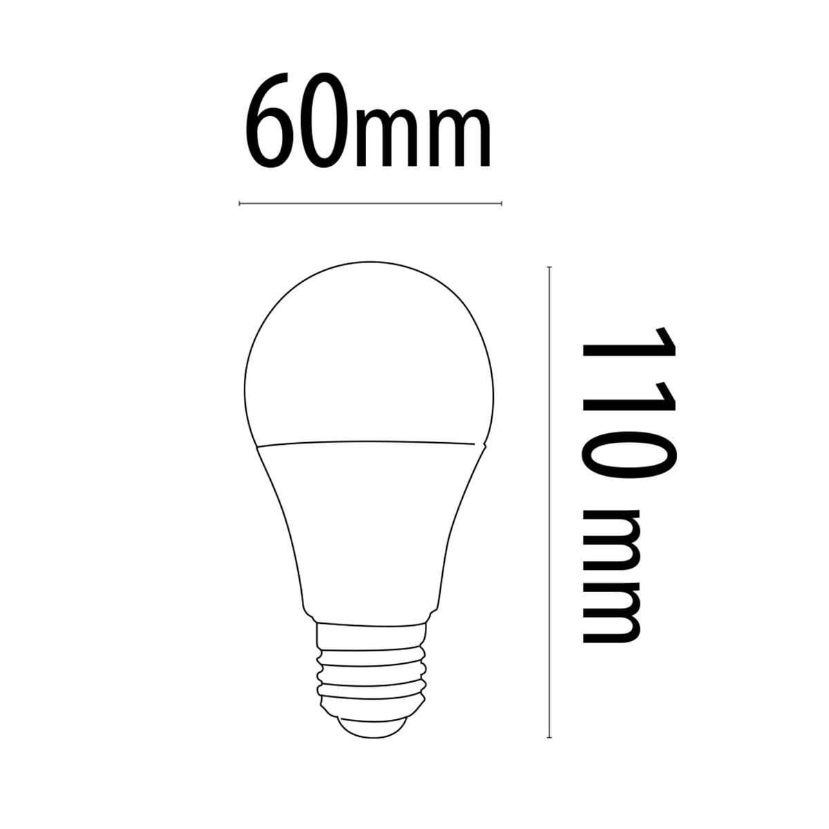LED-lampa TM Electron E27 (5000 K) - 4