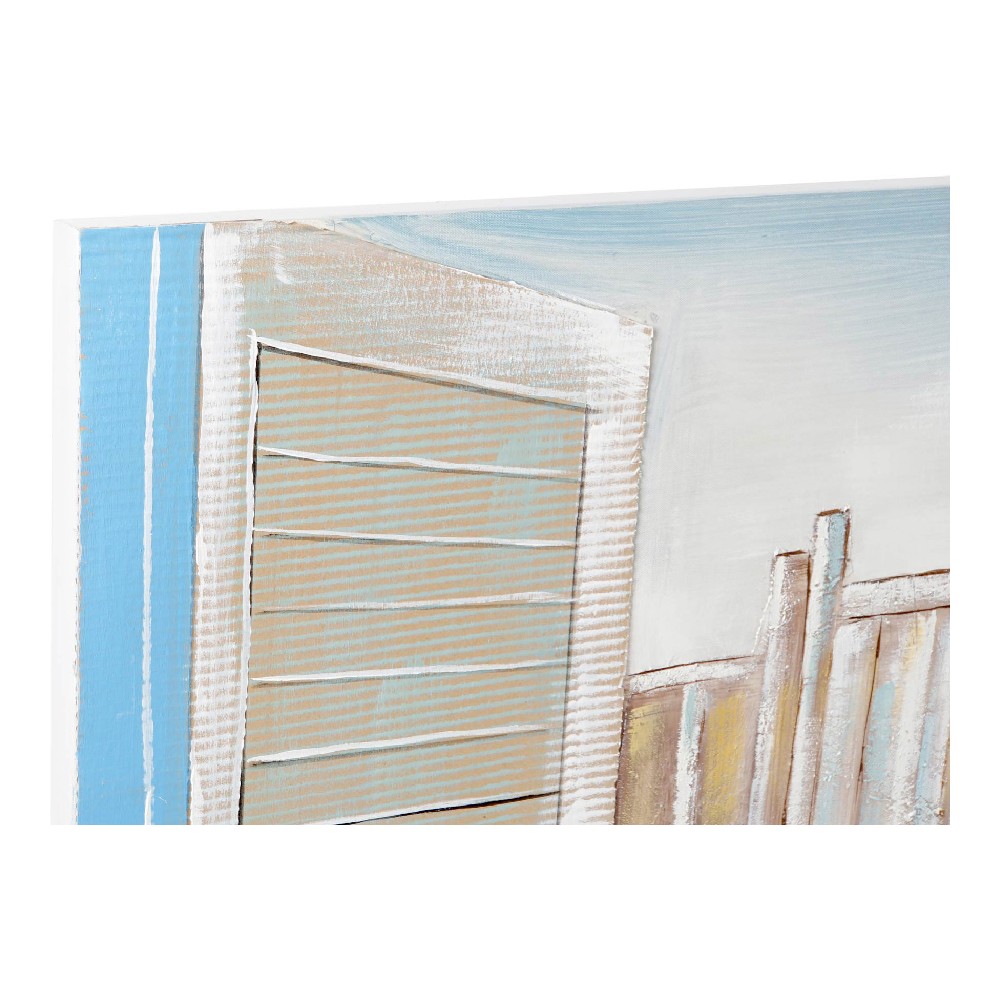 Tavla DKD Home Decor Window 100 x 3 x 100 cm Cottage (2 antal) - 3