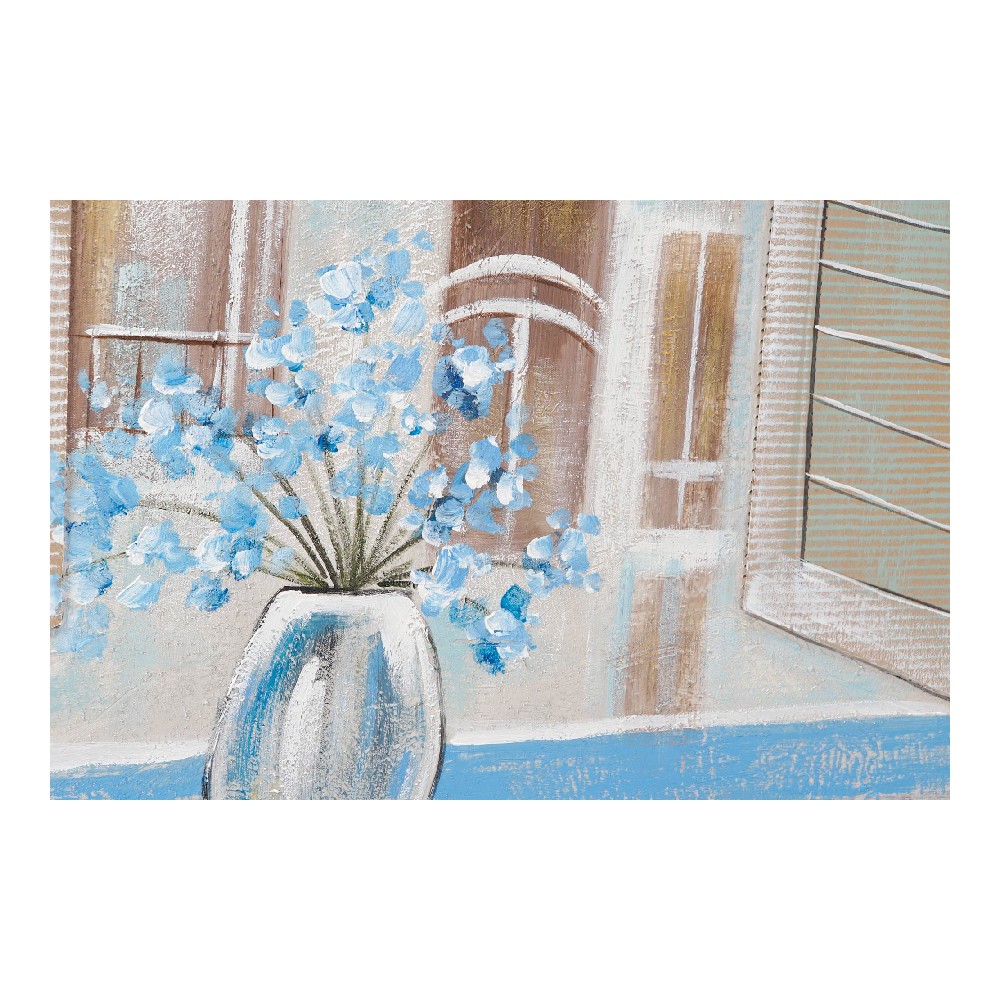 Tavla DKD Home Decor Window 100 x 3 x 100 cm Cottage (2 antal) - 2