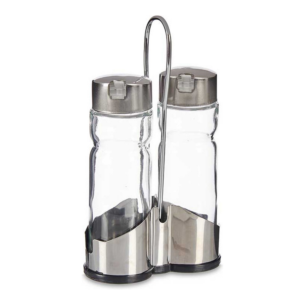 Kryddset Glas Metall Transparent Plast (2 pcs)