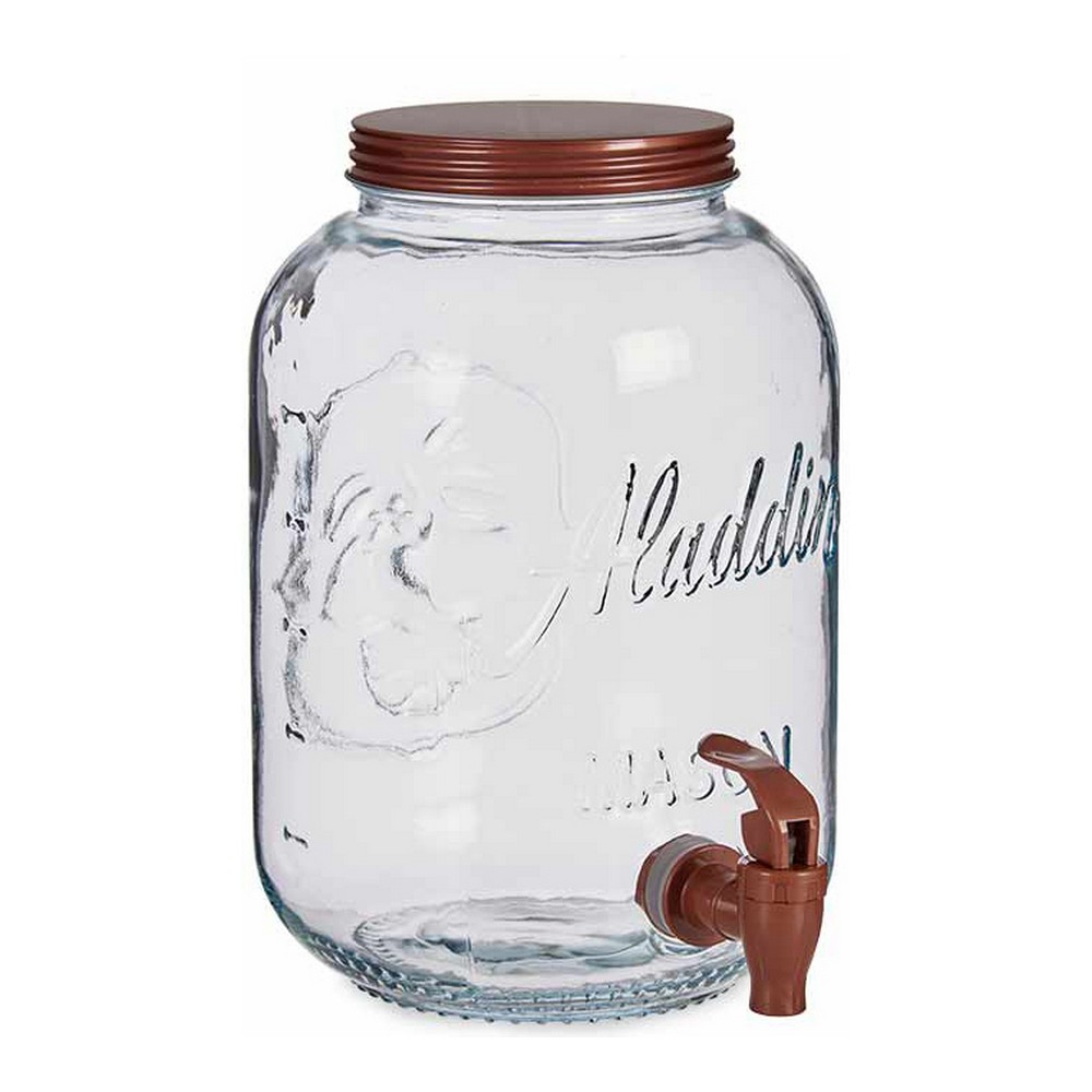 Kanna Transparent Kran Metall Plast Glas (3800 ml)
