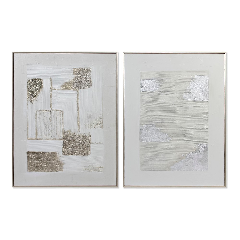 Tavla DKD Home Decor Landscape 62 x 4,5 x 82 cm Abstrakt Urban (2 antal) - 2