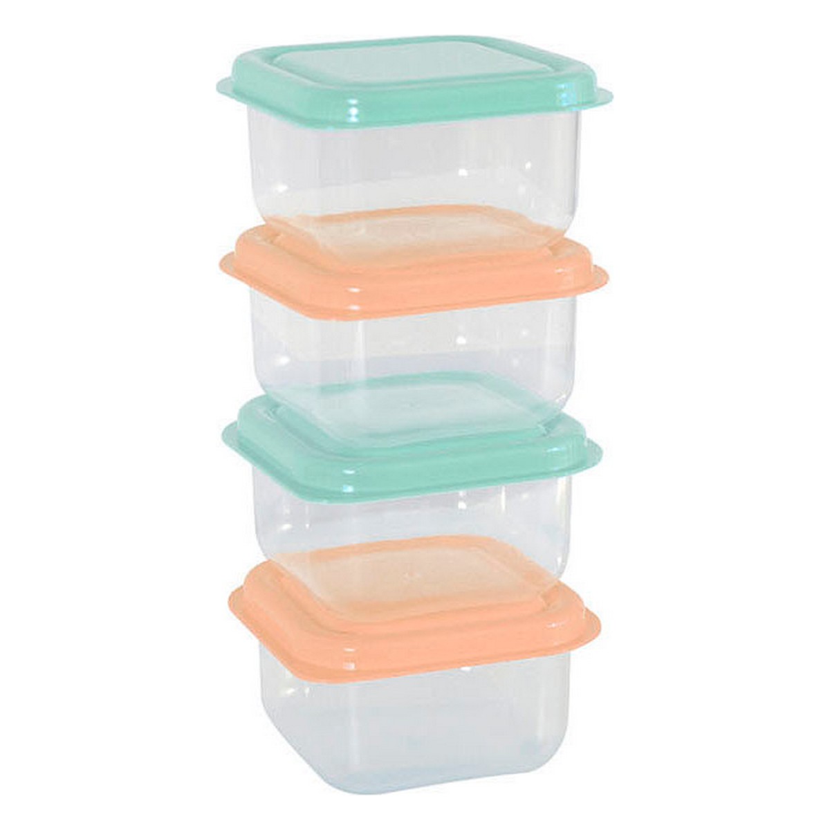 Lunchlådor, set 4 6 x 4 cm Plast