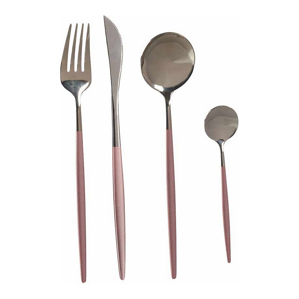 Bestickset Silvrig Rosa Rostfritt stål (8 pcs)