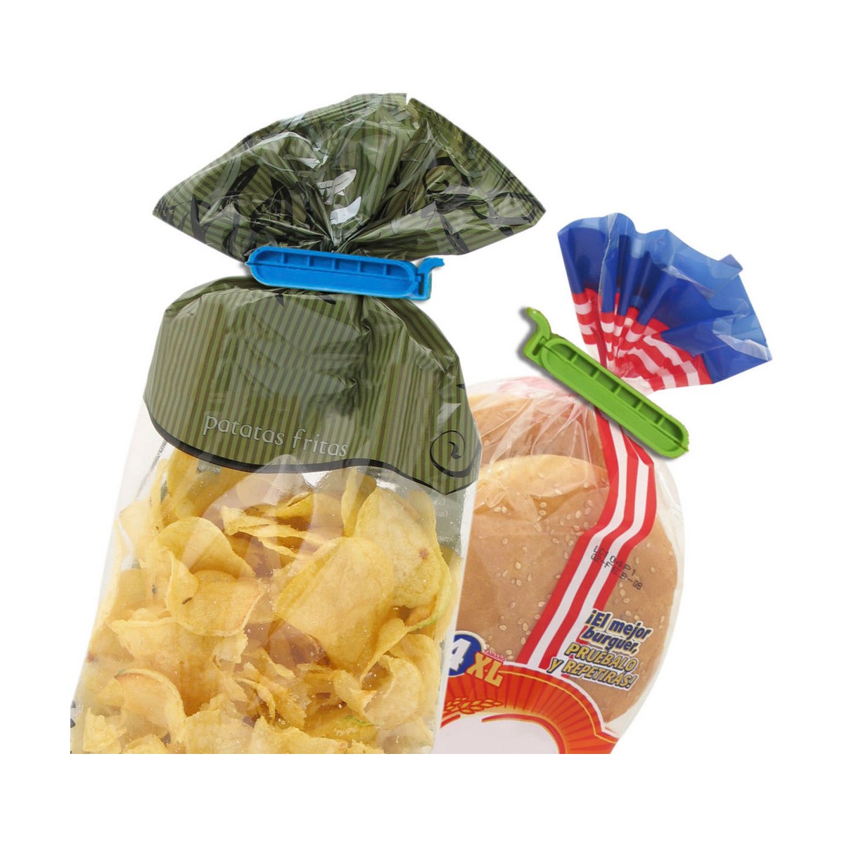 Klämmor för påsförslutning 7 Delar - 3