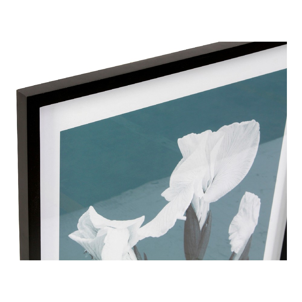 Tavla DKD Home Decor Flowers 55 x 2,5 x 70 cm Virágok Modern (4 Delar) - 3