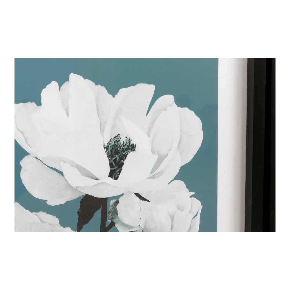 Tavla DKD Home Decor Flowers 55 x 2,5 x 70 cm Virágok Modern (4 Delar) - 2