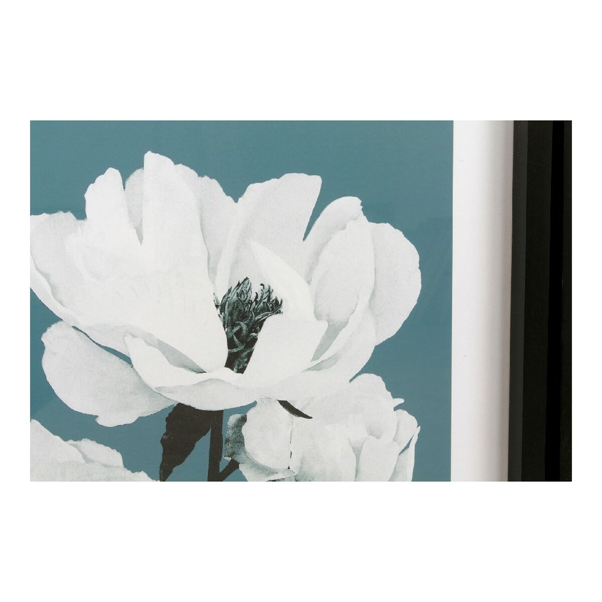 Tavla DKD Home Decor Flowers 55 x 2,5 x 70 cm Virágok Modern (4 Delar) - 5