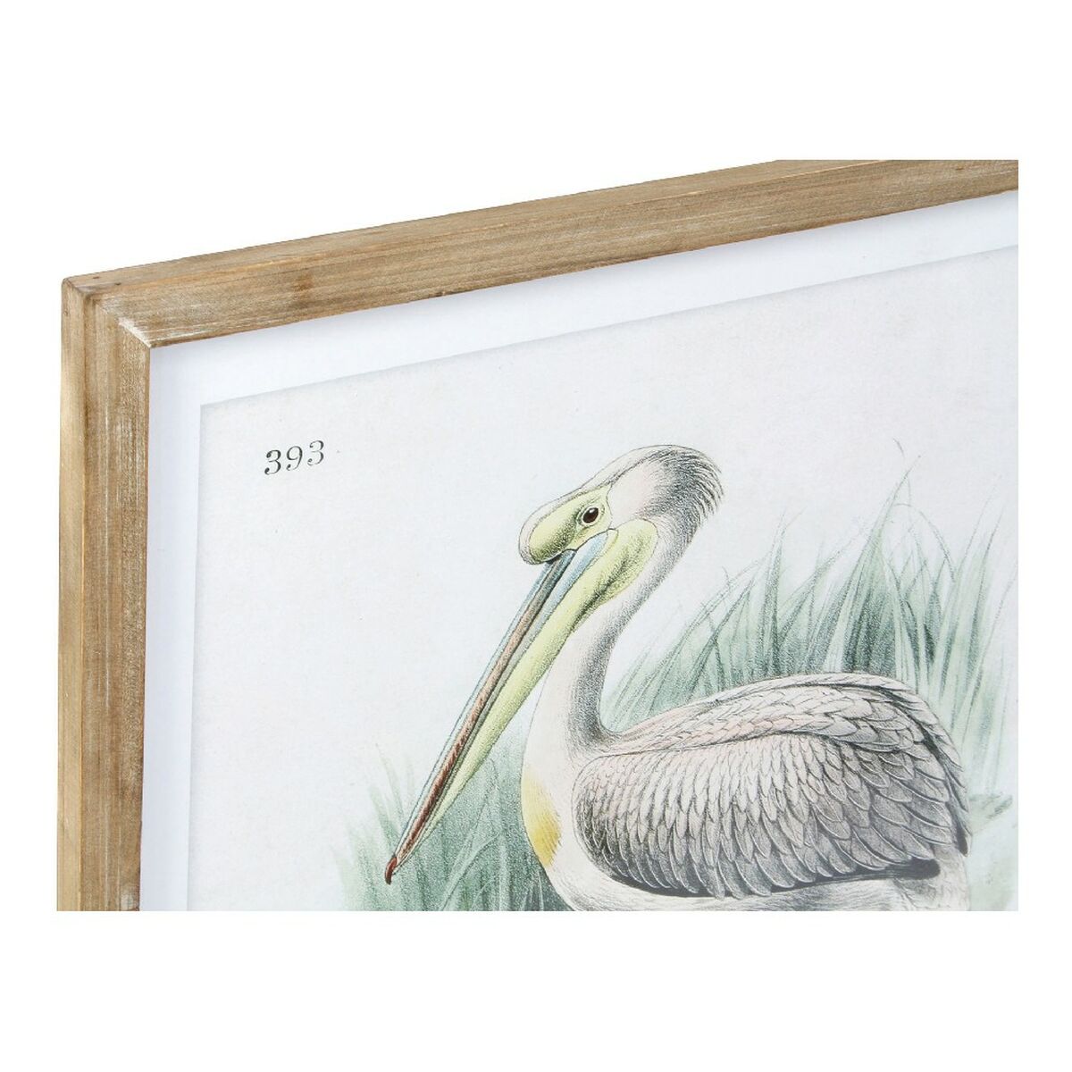 Tavla DKD Home Decor Pelican Fågel 60 x 2 x 60 cm (2 antal) - 8