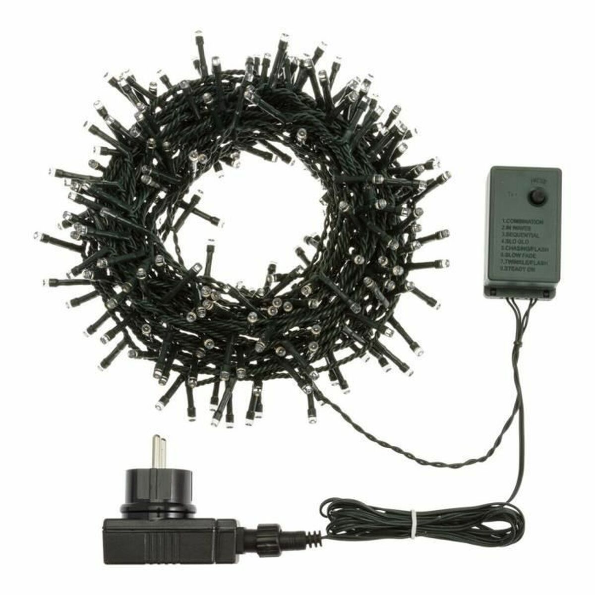 LED-krans Lotti TLE 300 12,5 m Grön (Varmvit)