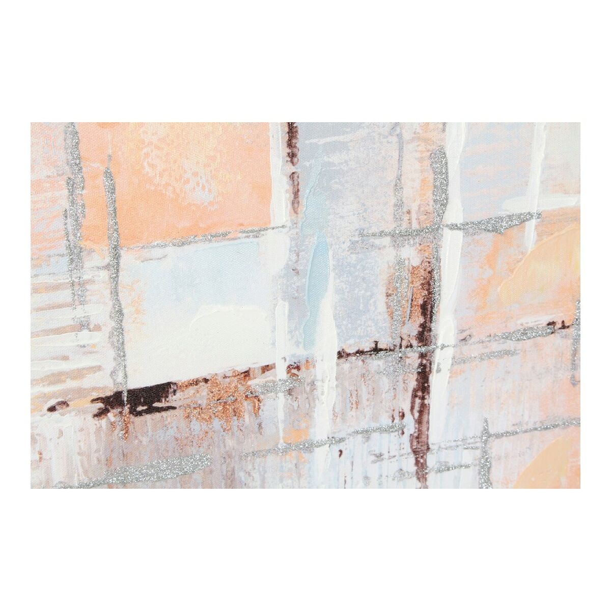 Tavla DKD Home Decor Squares Abstrakt 100 x 3 x 100 cm Modern (2 antal) - 5