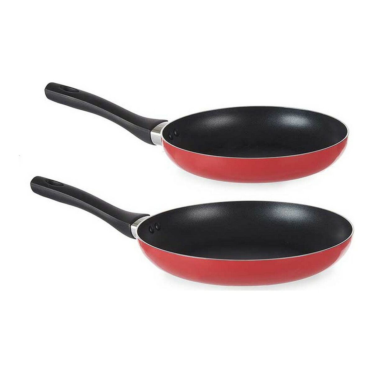 Stekpanneset Röd Aluminium (2 pcs) - 5