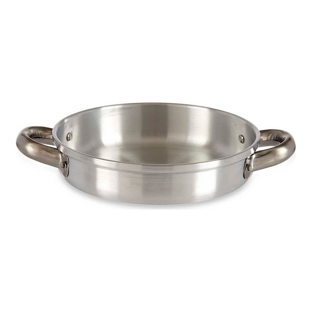 Djup stekpanna med handtag Silvrig Aluminium (19 x 4,5 x 25,5 cm)