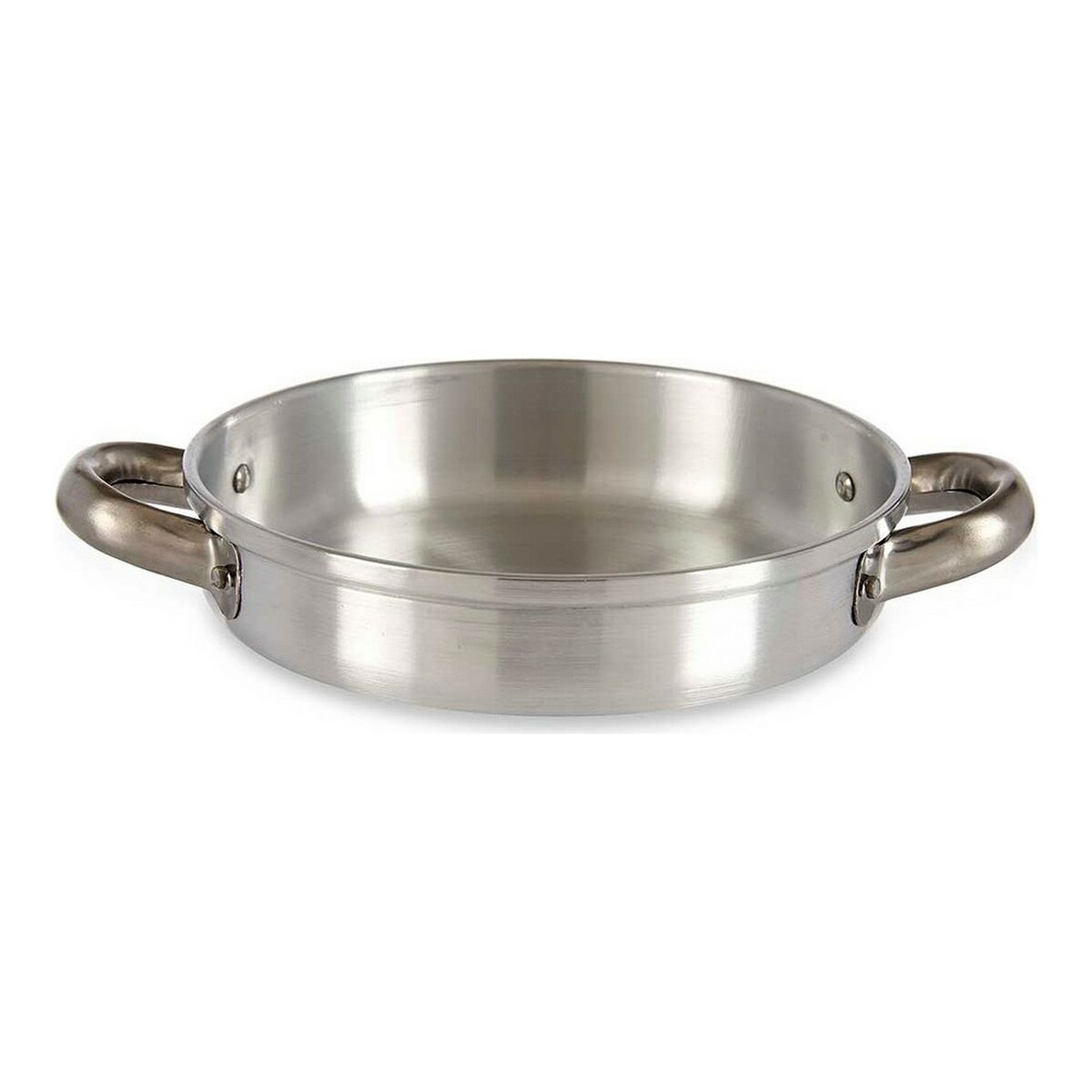 Djup stekpanna med handtag Silvrig Aluminium (19 x 4,5 x 25,5 cm) - 3