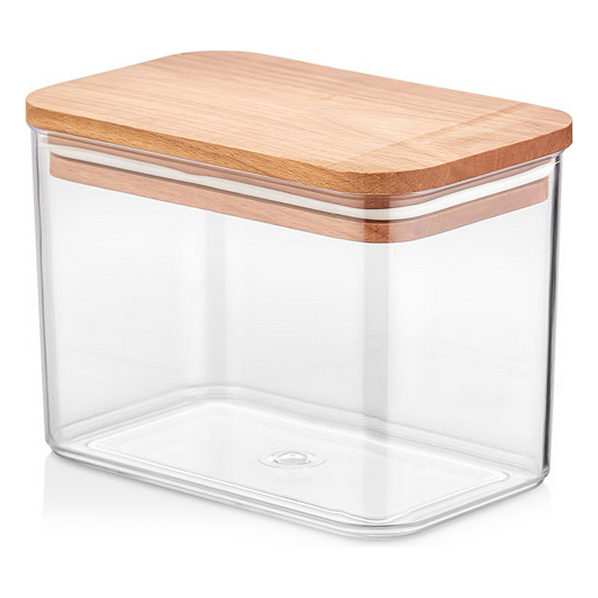 Burk Quttin Plast Med lock 14,5 x 9 x 10,5 cm Fyrkantig 1 L
