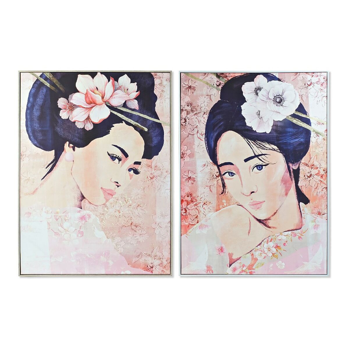 Tavla DKD Home Decor CU-179961 Orientalisk 103,5 x 4,5 x 144 cm (2 antal) - 5