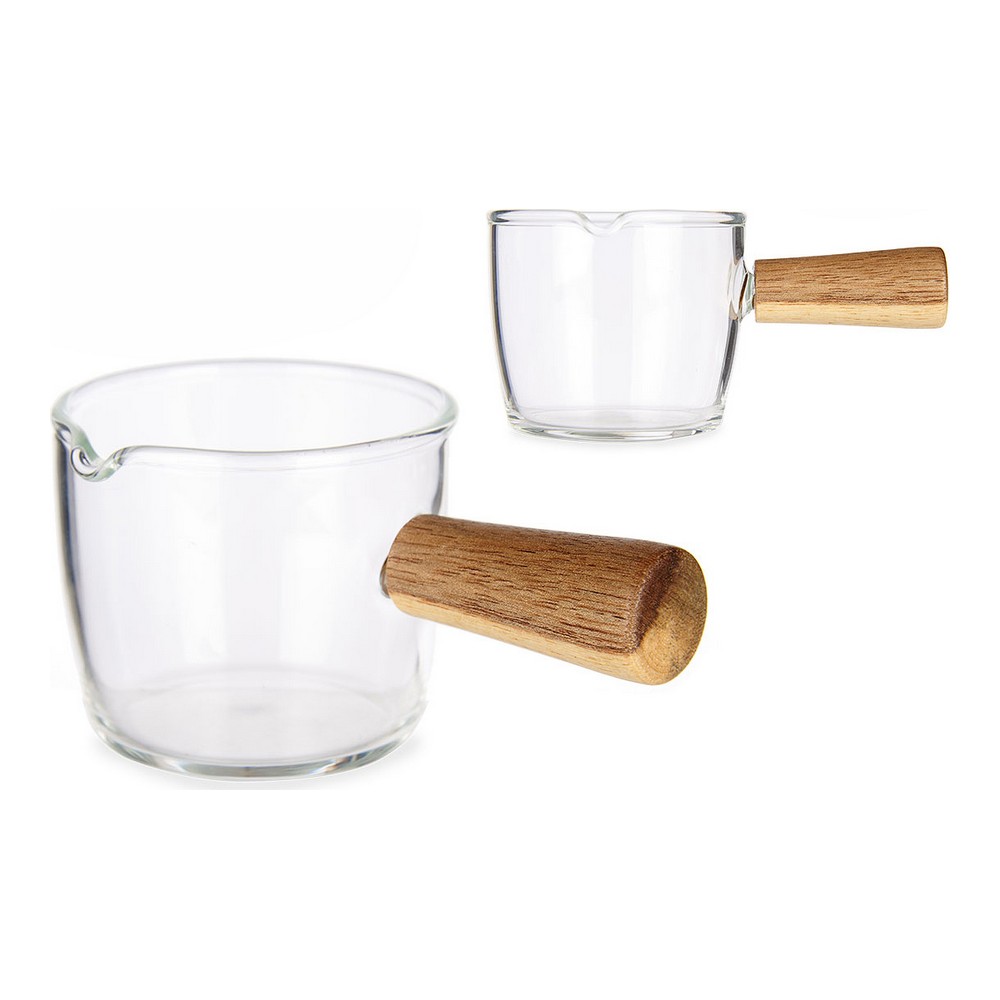 Kokpanna Transparent Borosilikatglas (6 x 5 x 10,5 cm) - 2