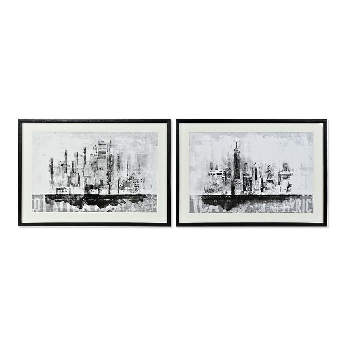 Tavla DKD Home Decor CU-180446 84 x 3 x 60 cm New York (2 antal) - 4