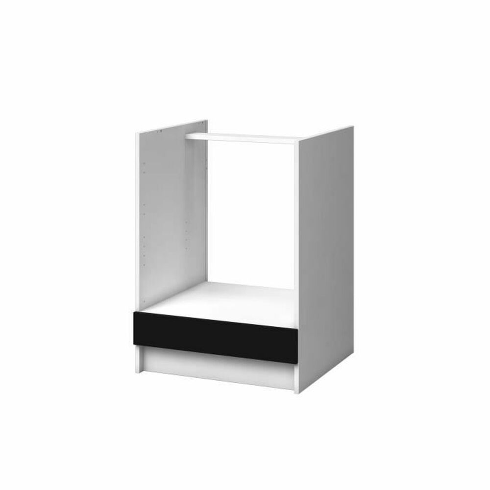 Ugnshus 60 x 60 x 82 cm Vit Svart matt