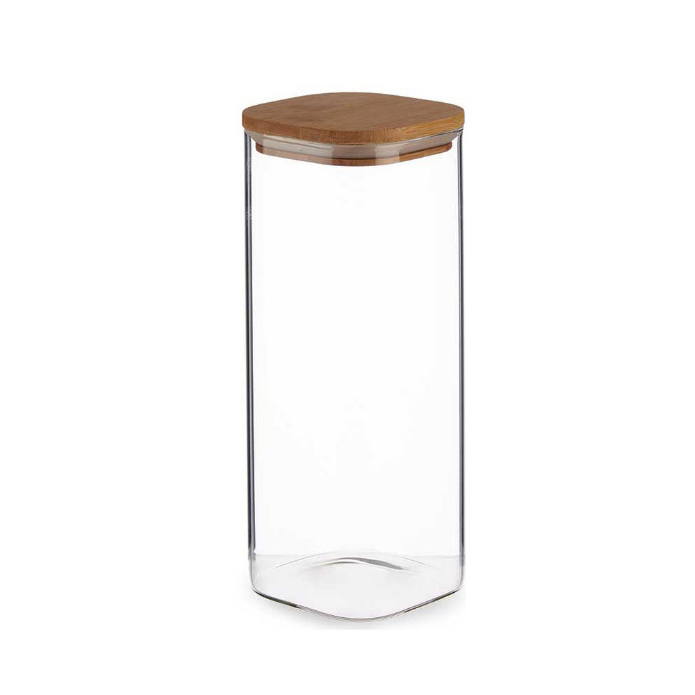 Burk Brun Transparent Bambu Borosilikatglas (1800 ml)