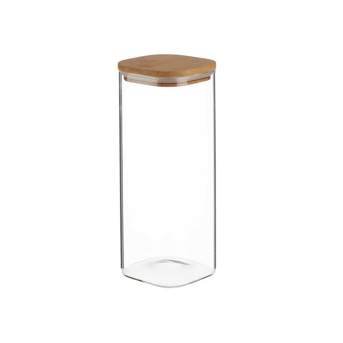 Burk Brun Transparent Bambu Borosilikatglas (1800 ml) - 5