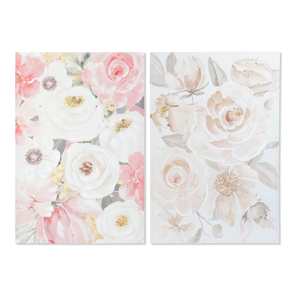 Tavla DKD Home Decor 80 x 3 x 120 cm djur Shabby Chic (2 antal) - 2