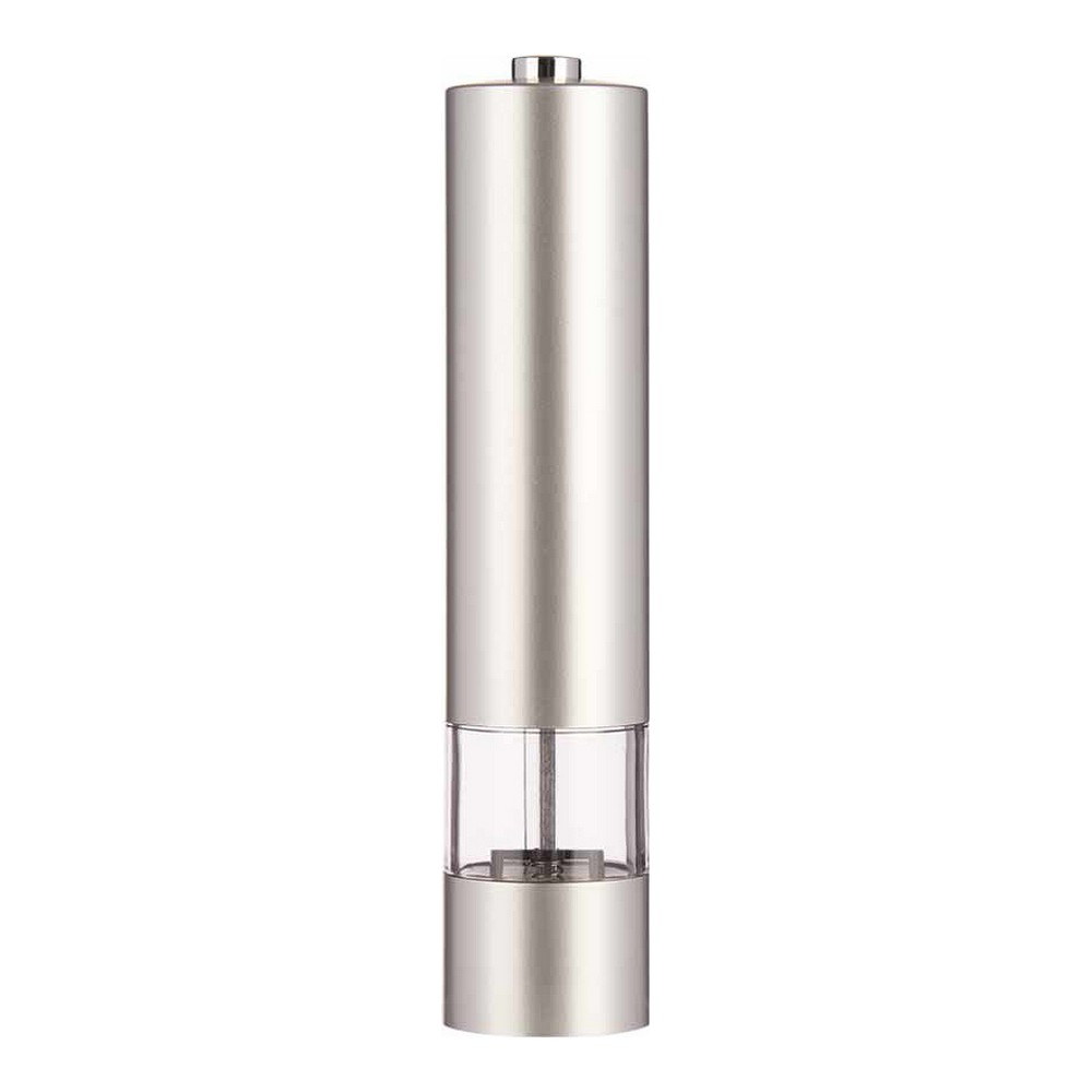 Elektrisk kvarn LED Ljus Silvrig Transparent Plast