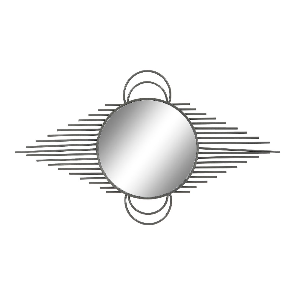 Väggspegel DKD Home Decor Metall (60.5 x 1.5 x 102 cm)