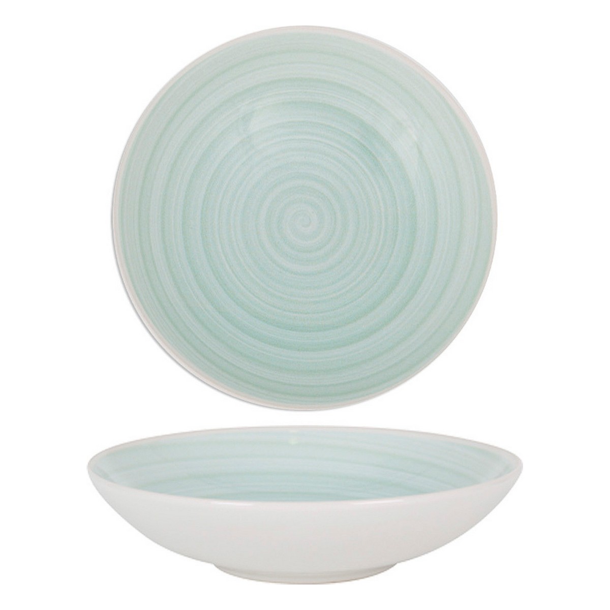 Djup tallrik La Mediterránea Fiji Porslin Ø 21 cm