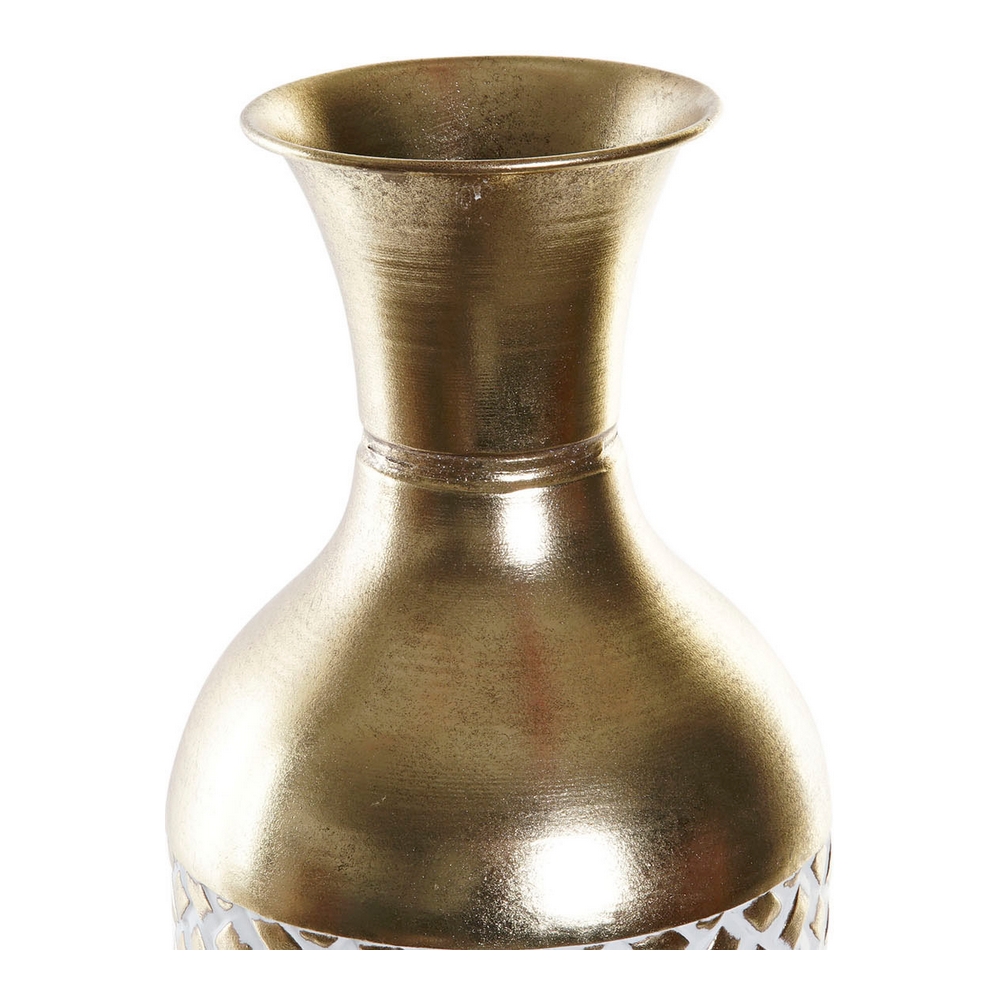 Vas DKD Home Decor Vit Metall (16 x 16 x 79 cm) - 3