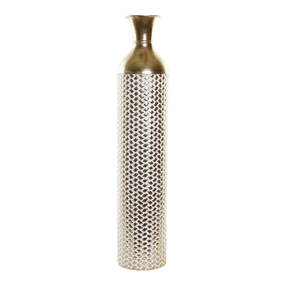 Vas DKD Home Decor Vit Metall (16 x 16 x 79 cm) - 4