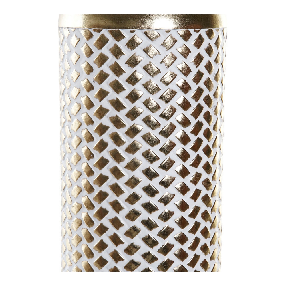 Vas DKD Home Decor Vit Metall (16 x 16 x 79 cm) - 2