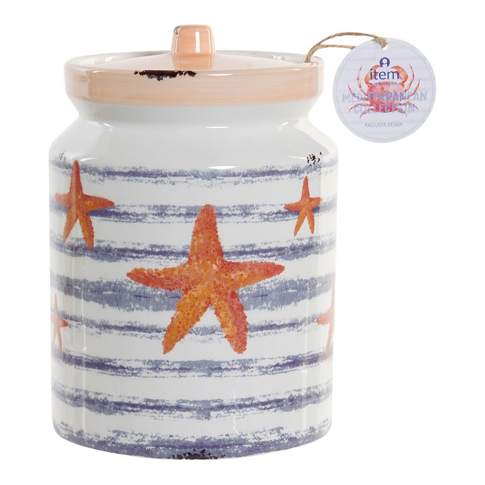 Burk DKD Home Decor Dolomite Medelhavs 15 x 15 x 22 cm