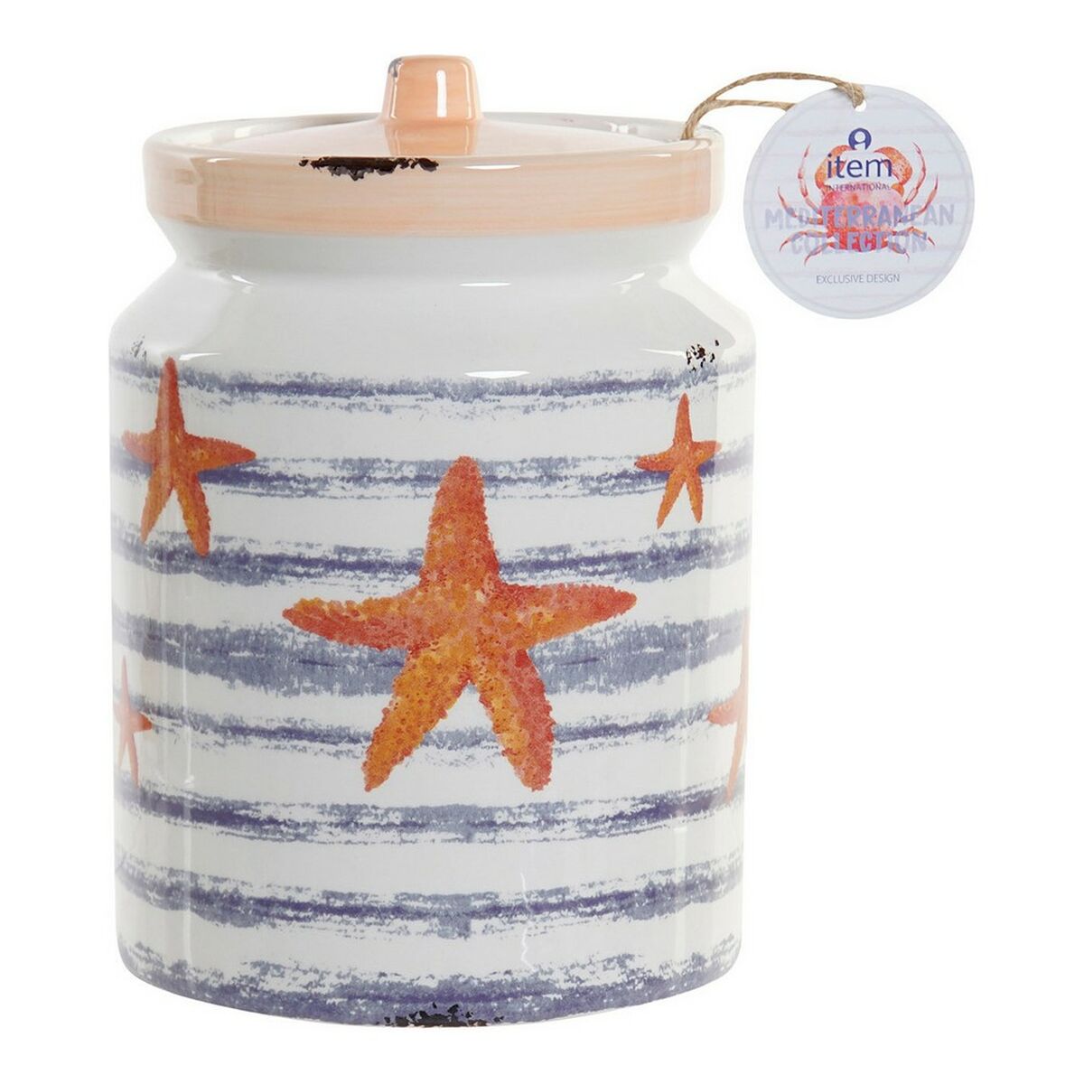 Burk DKD Home Decor Dolomite Medelhavs 15 x 15 x 22 cm - 7