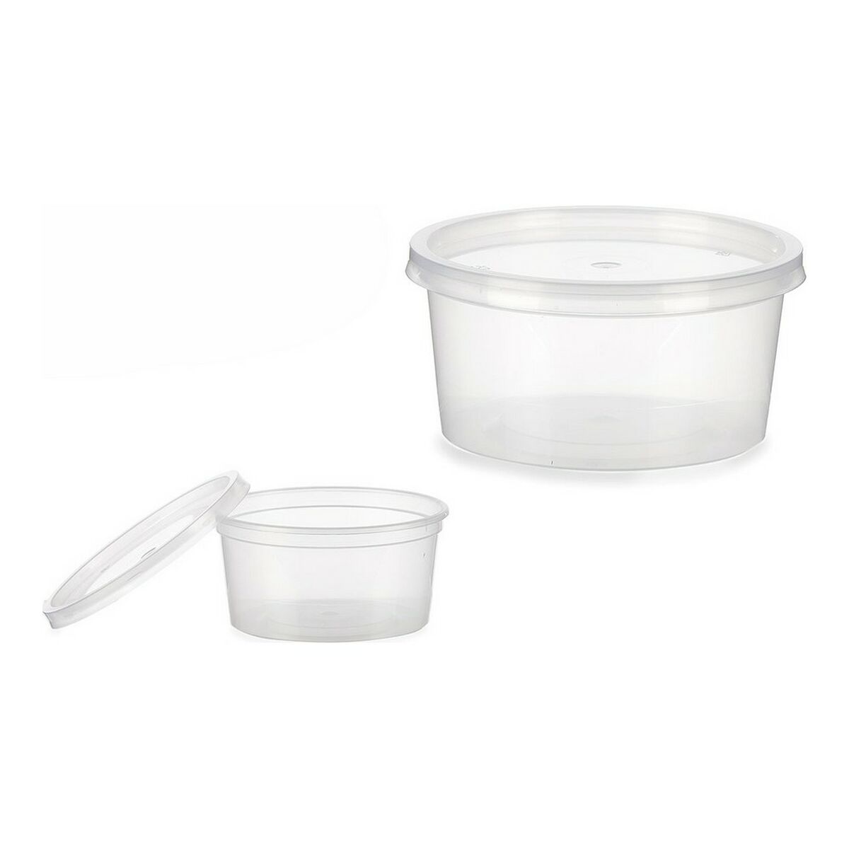 Lunchlåda Rund Transparent polypropen (500 ml) - 4
